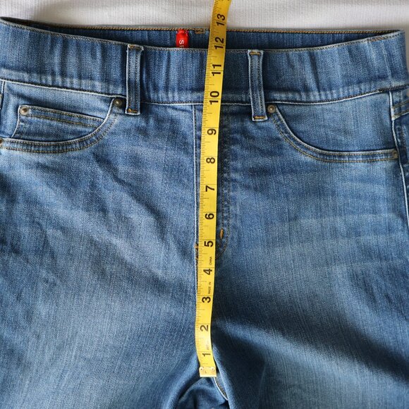 SPANX Wide Leg Seamed Front Jeans - Size M - Pull on - Picture 7 of 12